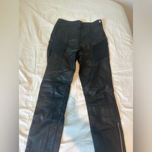 Free People Leather Pants